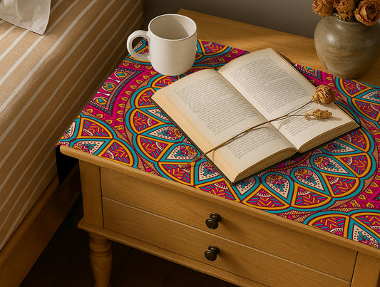 Printed - Remenoir Bed Side Table Accent Trendy Home