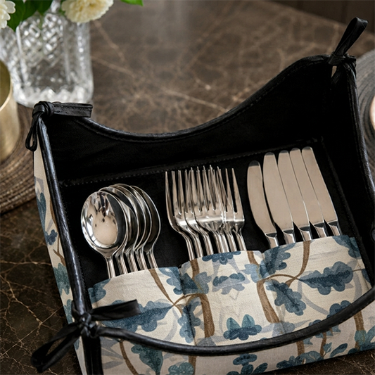 Printed - Blue Oak Cutlery Tray