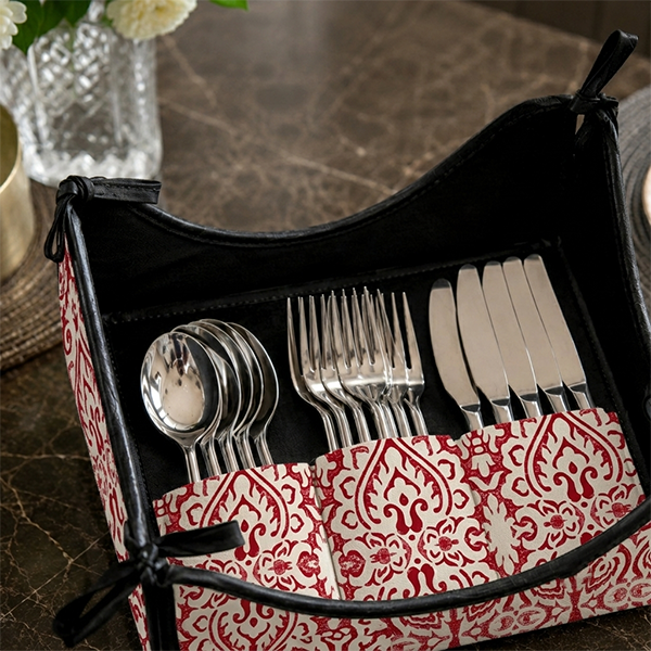 Printed - Rubine Cutlery Tray