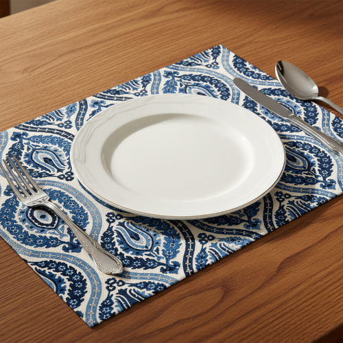 Printed - Moroccan Motif Table Mat Trendy Home