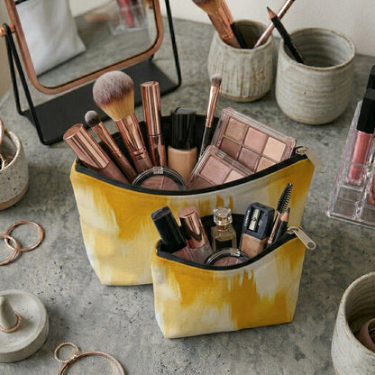 Printed - Solar Brushstroke Cosmetic Pouch