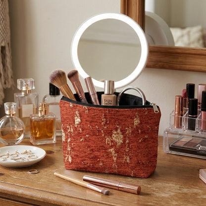 Shanghai Velvet - Rust Cosmetic Pouch