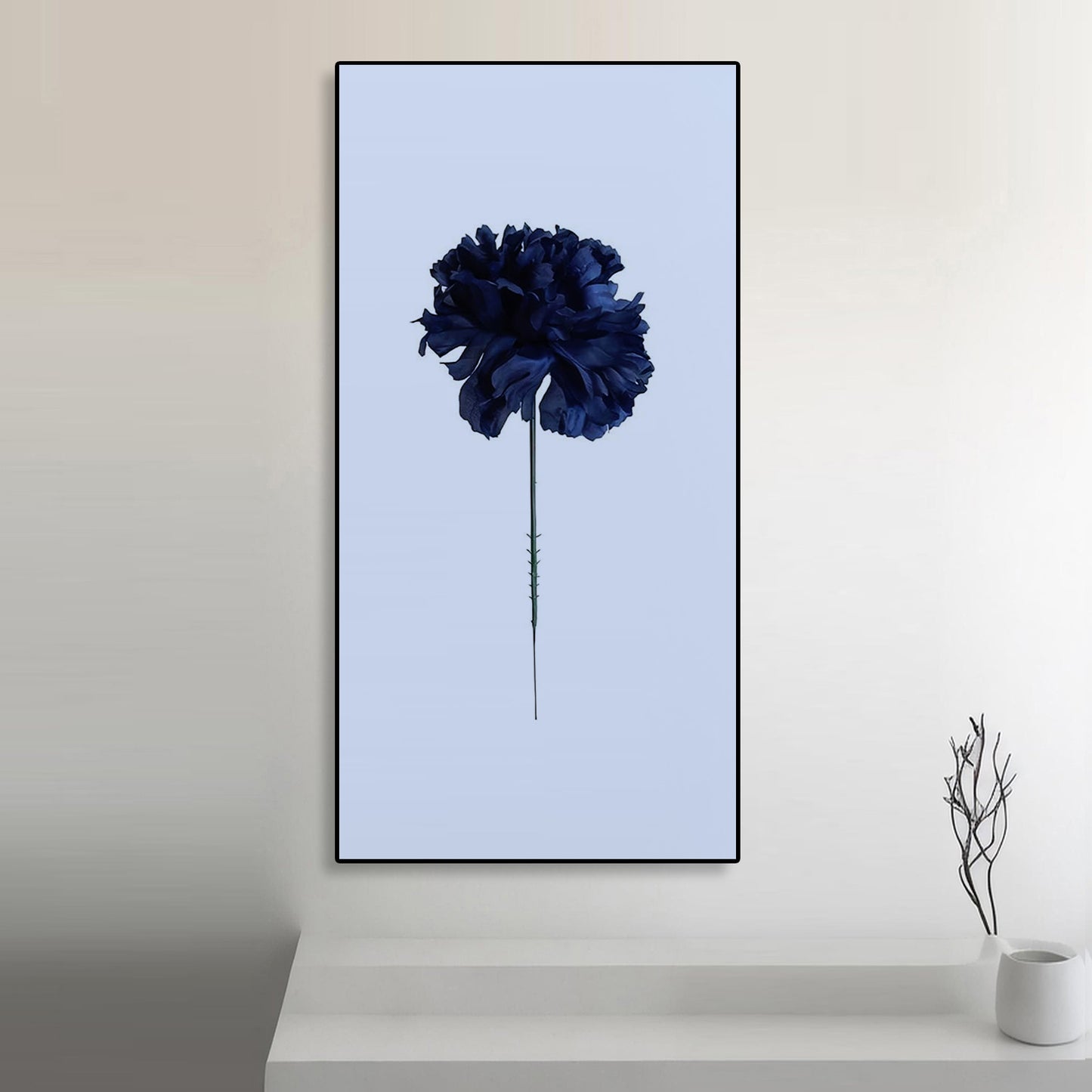 Botanical Flower Art Portrait trendy home