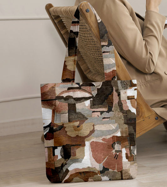 Printed - Artisan Mosaic Tote Bag Trendy Home