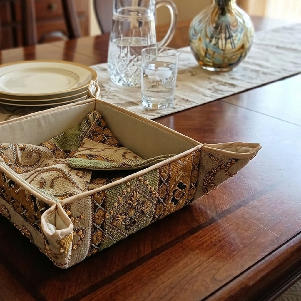 Hand Sequin - Green Breadbasket