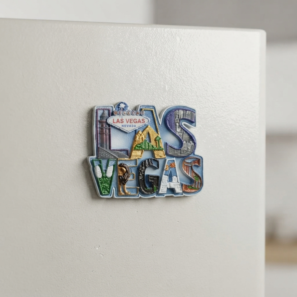 Resin - Las Vegas Fridge Magnet