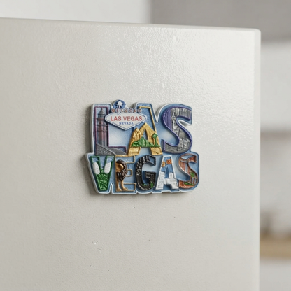 Resin - Las Vegas Fridge Magnet