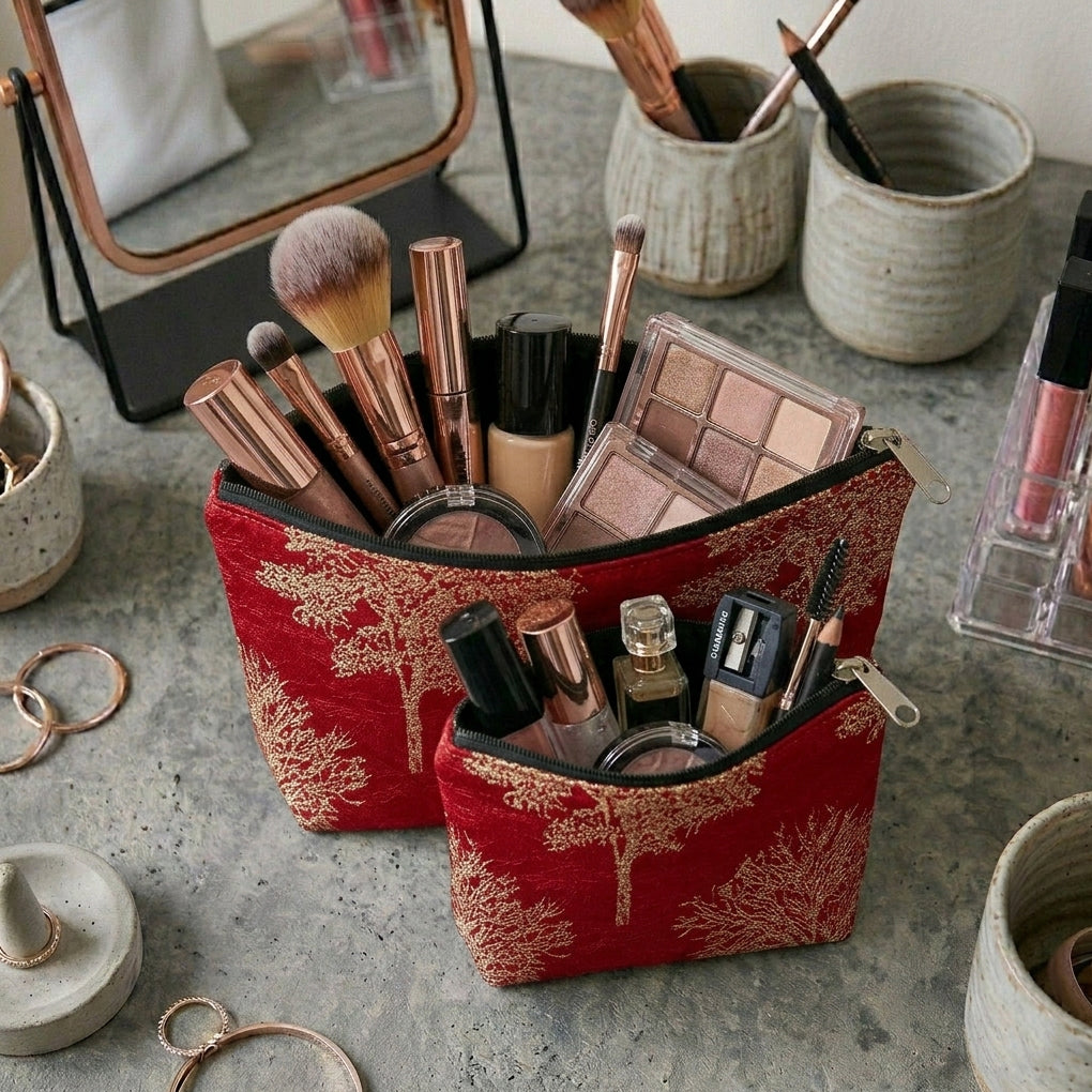 Shanghai - Ruby Cosmetic Pouch