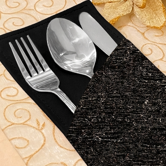 Shanghai - Siyah Cutlery Pouch Trendy Home
