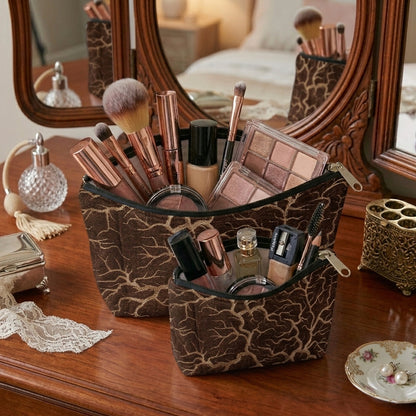 Shanghai - Khaki Cosmetic Pouch