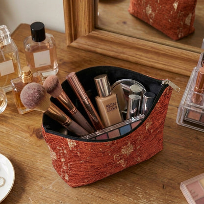 Shanghai Velvet - Rust Cosmetic Pouch
