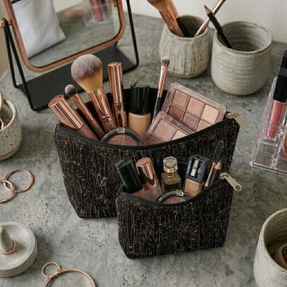 Shanghai - Siyah Cosmetic Pouch