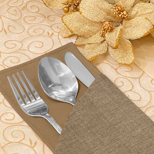 Fine Jute - Mud Cutlery Pouch Trendy Home