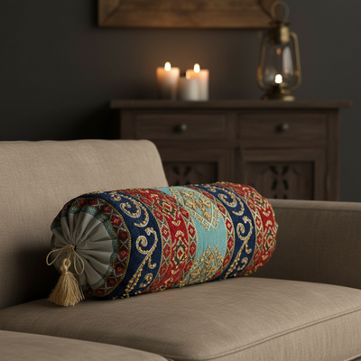 Hand Sequin - Forest Sofa Round PIllow Cover (pair) Trendy Home