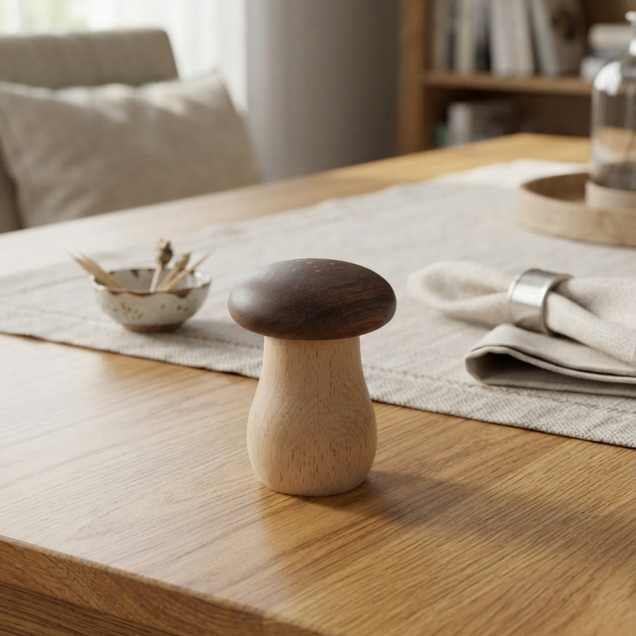 Wooden - Mushroom Toothpick Holder trendy home