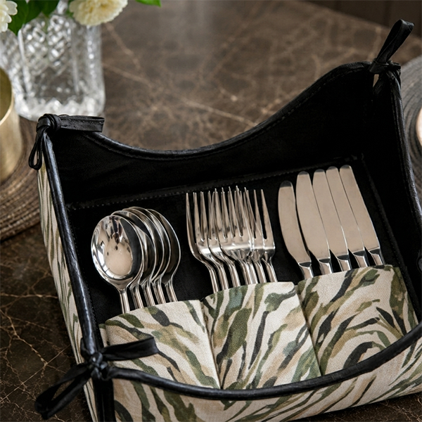 Printed - Sage Serengeti Cutlery Tray