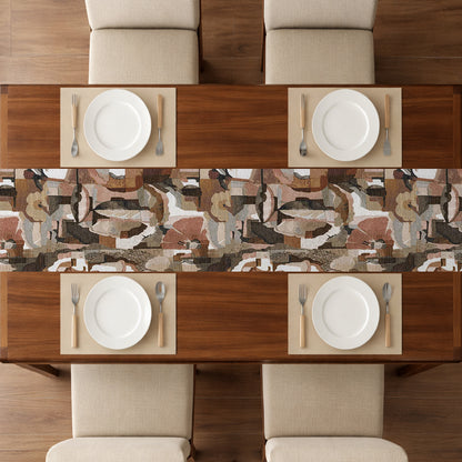 Printed - Artisan Mosaic Table Runner Trendy Home