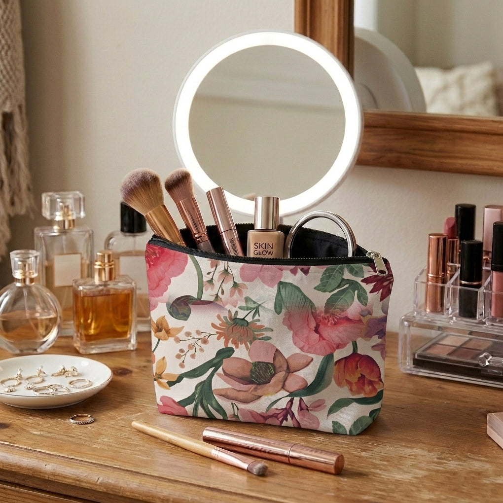Printed - Meadows Flora Cosmetic Pouch