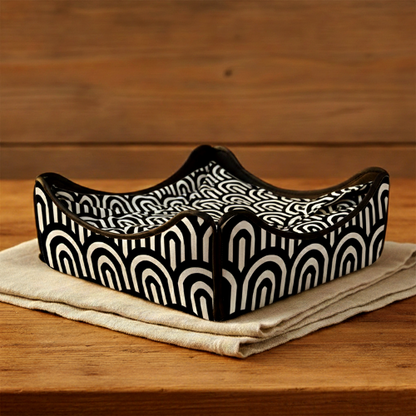 Printed - Monochrome Arch Breadbasket Trendy Home