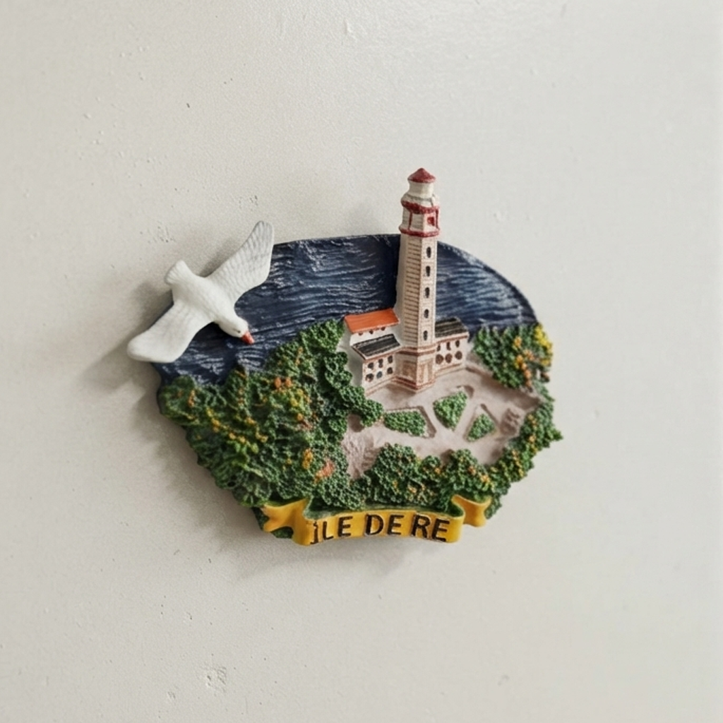 Resin - Ile De Re Fridge Magnet