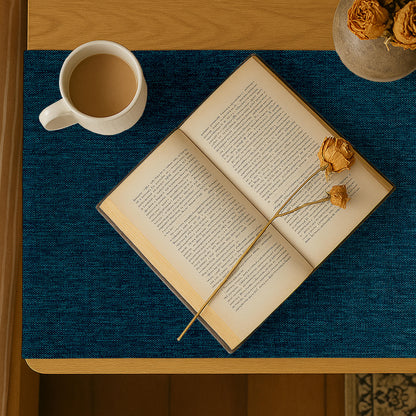 Fine Jute - Dark Turquoise Bed Side Table Accent Trendy Home