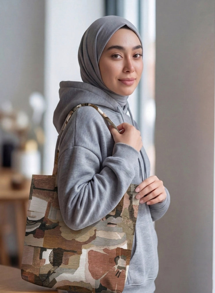 Printed - Artisan Mosaic Tote Bag Trendy Home