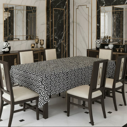 Printed - Monochrome Arch Tablecloth Trendy Home