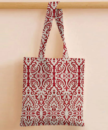 Printed - Rubine Tote Bag Trendy Home