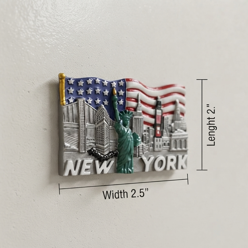 Resin - New York Fridge Magnet