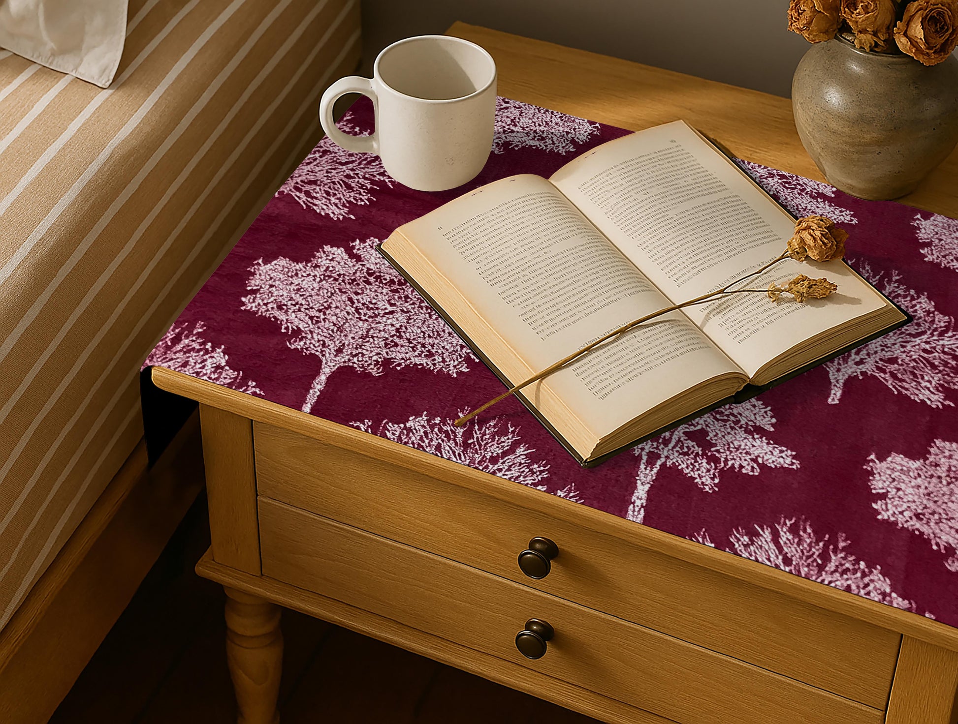 Shanghai - Ruby Bed Side Table Accent Trendy Home