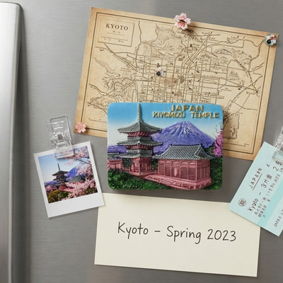 Japan Kiyomizu Temple Fridge Magnet trendy home