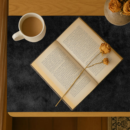 Malai Velvet - Black Bed Side Table Accent Trendy Home