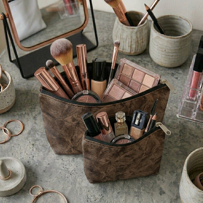 Turkish Velvet - Bronze Cosmetic Pouch