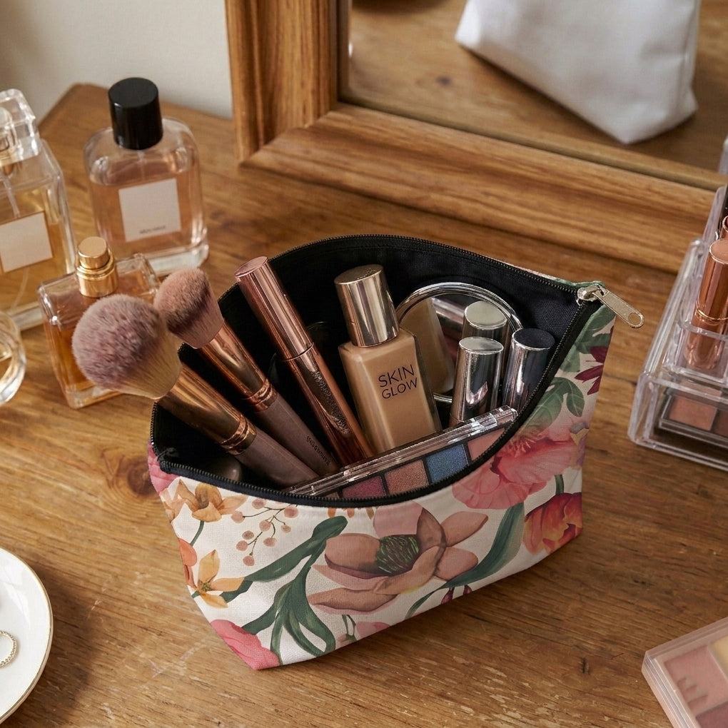 Printed - Meadows Flora Cosmetic Pouch