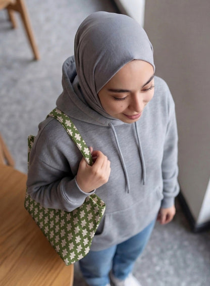 Printed - Emerald Symmetry Tote Bag Trendy Home