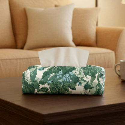 Printed - Victorian Green Tissue Box Trendy Home