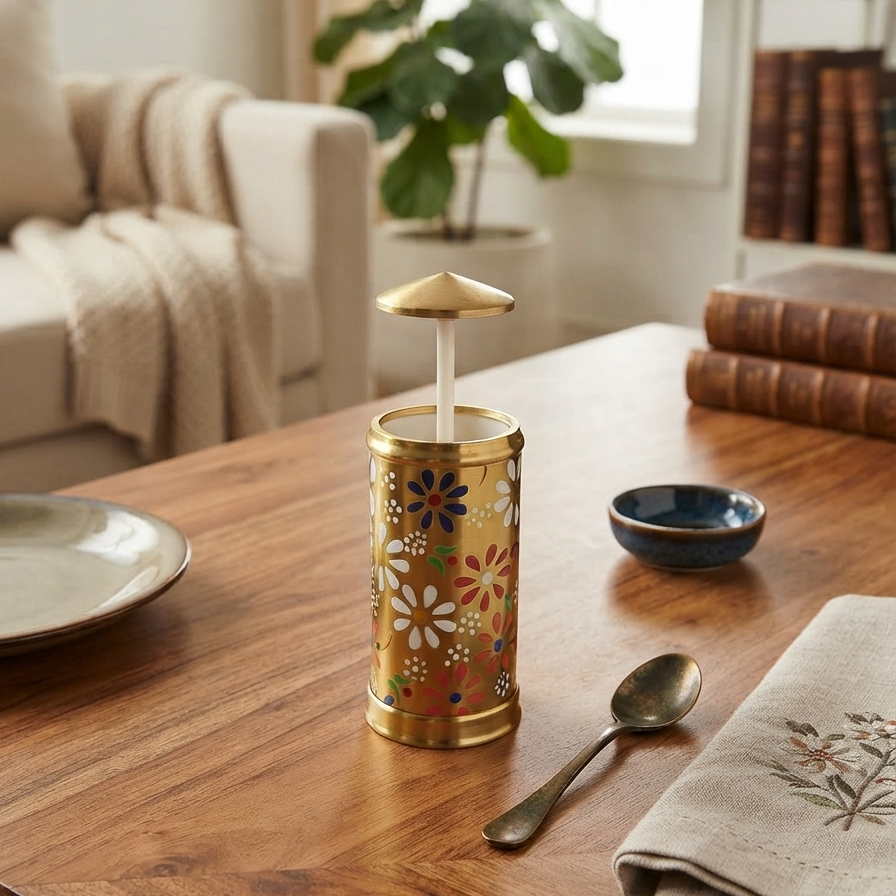 Stainless Steel - Luxe Gold Toothpick Dispenser trendy home