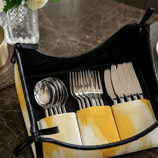 Printed - Solar Brushstroke Cutlery Tray