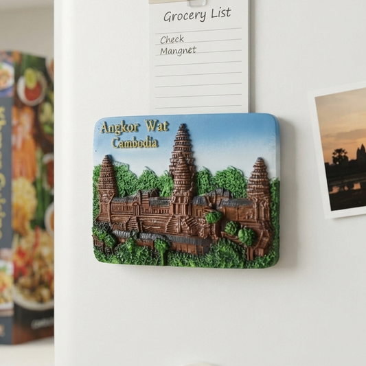 Resin - Cambodia Fridge Magnet