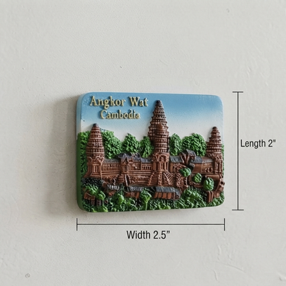 Resin - Cambodia Fridge Magnet