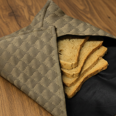 Quilted Velvet - Fawn Roti Kapra Trendy Home