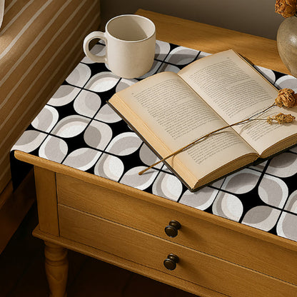 Printed - Retro Slate Bed Side Table Accent Trendy Home
