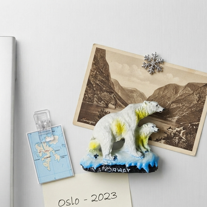 Norway Polar Bear Fridge Magnet trendy home