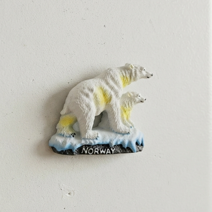 Norway Polar Bear Fridge Magnet trendy home