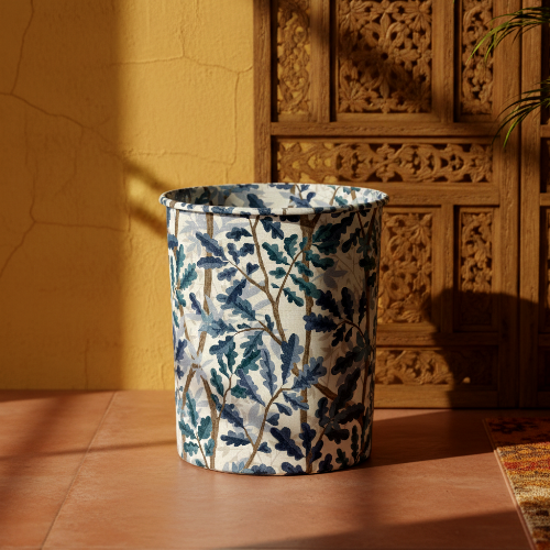 Printed - Blue Oak Dustbin Trendy Home