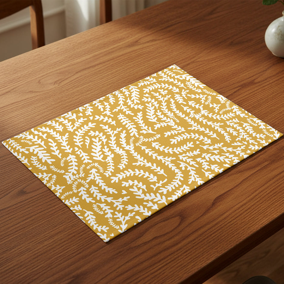 Printed - Mustard Mist Table Mat Trendy Home