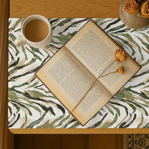 Printed - Sage Serengeti Bed Side Table Accent Trendy Home