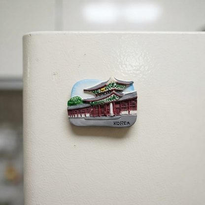 Korea Traditional Palace Fridge Magnet trendy home