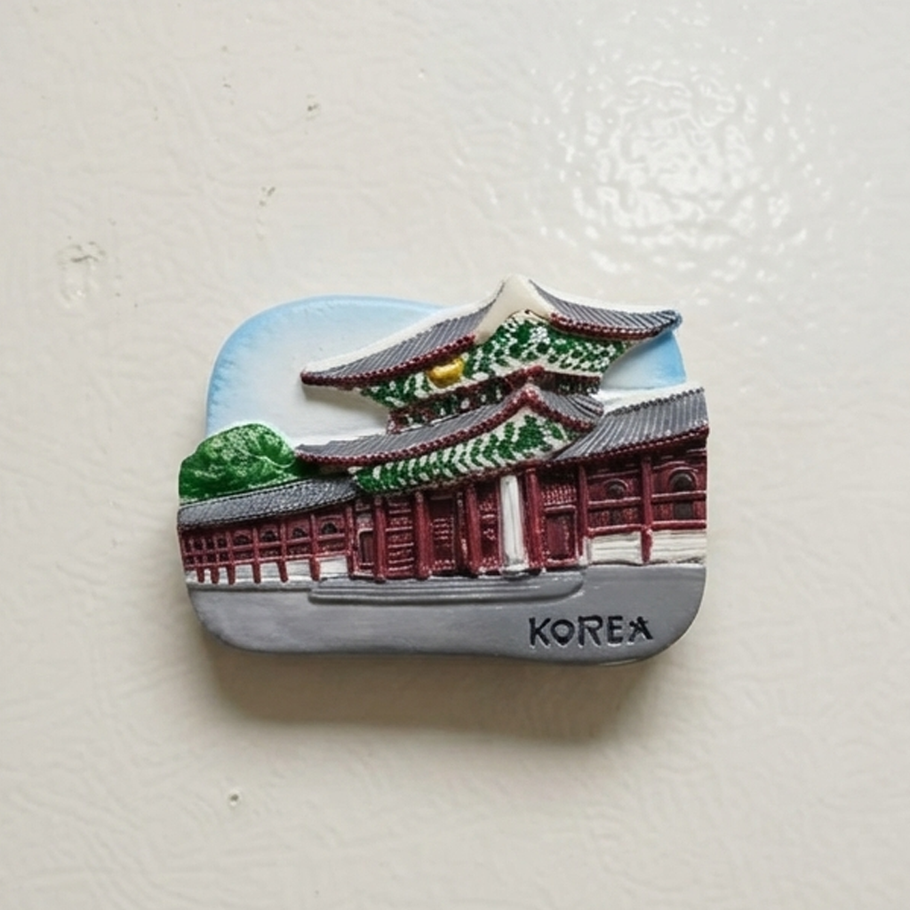 Korea Traditional Palace Fridge Magnet trendy home