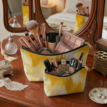 Printed - Solar Brushstroke Cosmetic Pouch